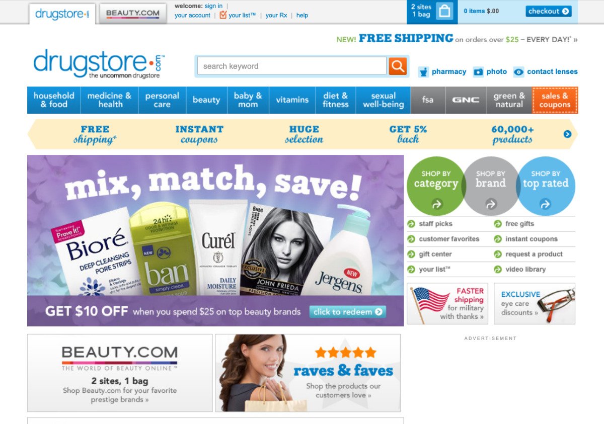 Drugstore.com SEO client
